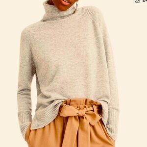 J.Crew Turtleneck sweater with side slits in supersoft yarn